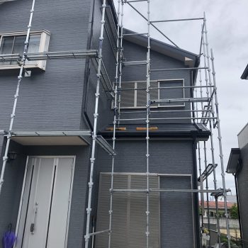 大阪府貝塚市 W様邸足場解体工事